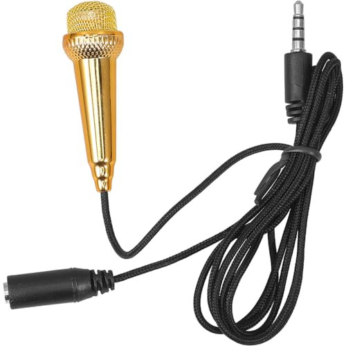 Vaguelly Mini-mikrofon Für Telefon Kompakt Zum Singen Podcasting Live-