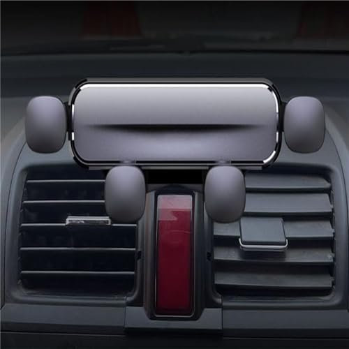 WRHOME Autotelefonhalter Für Subaru R1 R2 Ascent Chiffon Levorg Lucra Traviq Baja Tribeca Dex,Anti-Rutsch Auto Air Vent Handy Halterung Unterstützung Clip Autoteile,H-Grey