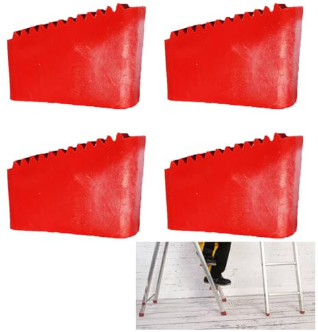 4 Piezas Protectora Pies Escalera, Tapas de Repuesto para Escaleras Conteras o Pies de Goma Patas de Repuesto Escaleras Conteras para Escaleras Patas Escalera para Trabajadores(2CM*5CM)