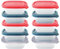 ARSUK 10-Pack Small Food Storage Containers with Lids (500ml) - BPA-Free, Stackable, Microwave and Freezer Safe for Meal Prep and Easy Organization