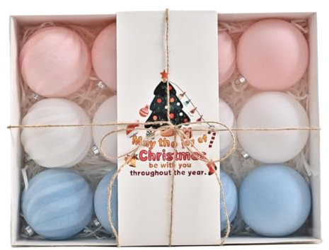 Rtyweth 12-teiliges Weihnachtskugel-Ornament, 8 cm, Kugel, Pflanze, Samt, Anhänger, Party, Weihnachtsdekoration, Baum