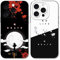 HDIJDY 2 PCS Custodia per Apple iPhone 15 PRO 6.1 Pollici, Anime Akatsuki Aesthetic Motivo Manga Character Antiurto Protezione Phone Case Flessibile TPU Silicone Cover Bumper