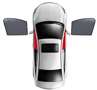 Parasol Interior Magnético para Fiat para 500 500c 500x Parasol para Coche Marco De Parabrisas Cortina Parasol Accesorios para Automóvil Lateral Ventana Parasol(2PCS Front)