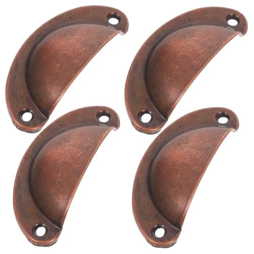 PRETYZOOM 4stücke Vintage-metallgriffe Für Schubladen Und Türen Ersatzbeschläge Aus Eisen Kommode Und Schrankgriffe Dekorative Möbelknöpfe Alte Schubladengriffe Ersetzen