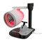 Ventilador turbo 2 en 1 para escritorio con spray de humidificación y efecto de luz, ventilador de escritorio turbo creativo, velocidad única ajustable por varilla de empuje, ventilador de motor
