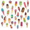 Sommer Eis Fensteraufkleber Kleines Frisches Eis Kinderzimmer Dessert Wandtattoo Pvc Wanddekoration