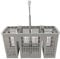Walfront Dishwasher Cutlery Basket with a Smooth Outdoor and Universal Adaptation for Improved Laundry Efficiency in Busy Kitchen Environments