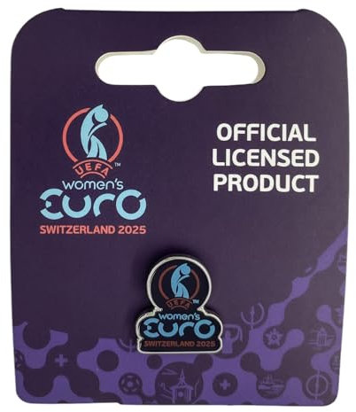 UEFA Women’s Euro 2025 Pin Logo – Offizielles Lizenzprodukt Dieser Exklusive Pin Logo der UEFA Women’s Euro 2025 ist EIN hochwertiges Sammlerstück und EIN Must-Have für alle Fußballfans