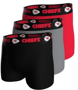 NFL Herren 3pk Boxers City Chiefs Underwear