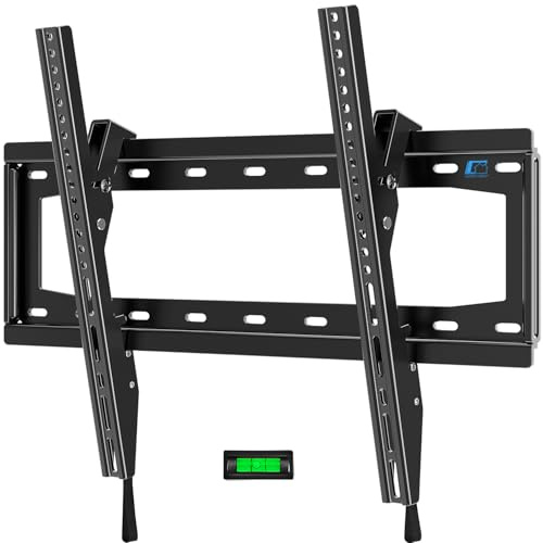 HOME VISION Tilt TV Wall Bracket for 26-65 Inch Flat/Curved Screens | Max VESA 400x400mm, 45kg Load Capacity, Universal Low Profile Slim TV Mount, Space Saving HV9401