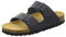 AFS-Schuhe 2100, Bequeme Damen Pantoletten echt Leder, praktische Arbeitsschuhe, Hausschuhe, Handmade in Germany (39 EU, Navy)