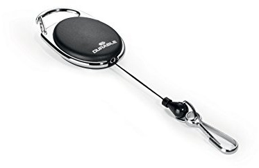 Durable 8327 Schlaufenclip Jojo Style (5, schwarz)