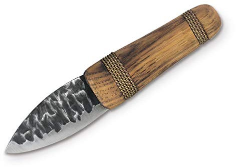 Condor 02CN036 Ötzi Knife Feststehendes Messer aus Kohlenstoffstahl und Holz in der Farbe Braun - 14 cm