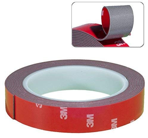 3M Double-Sided Adhesive Tape, Extra Strong Adhesive, Car Mirror Mounting, Adhesive Strips/Pads/Points, Round Blanks, 20 mm x 3 m