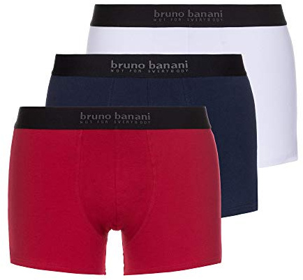 Bruno banani Herren Short 3er Pack Energy Cotton Boxershorts (3er Pack)