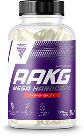 Trec Nutrition AAKG | L-Arginin | Stickoxid | NO Booster | Muskelpumpe | Pre-Workout Pillen | Nahrungsergänzungsmittel (240 Kapseln)