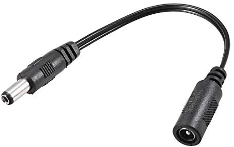 sourcing map 3St Adapter Verbinder Konverter 5,5x2,1 mm bis 5.5x2.5mm 17cm DC