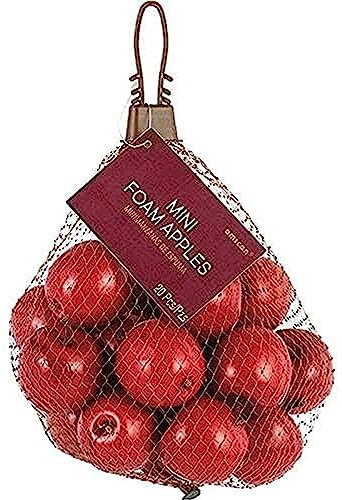 amscan Mini-Schaumstoffäpfel, je 3,8 cm, Rot, 20 Stück