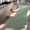 TT Home Teppich Für Outdoor Küchenteppich Balkon Terrasse Unifarbenes Design Modern, Farbe:Grün, Größe:80x250 cm