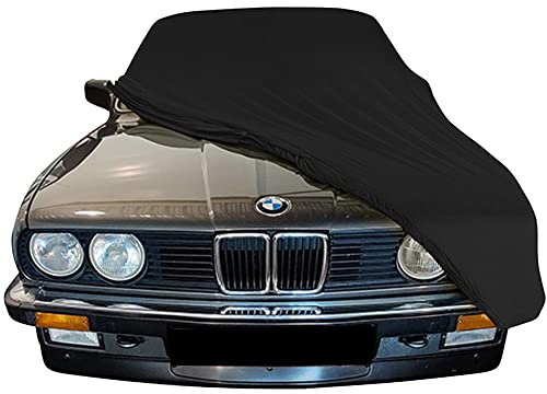 Star Cover Indoor Autoabdeckung kompatibel mit BMW 3-Series Cabrio (E30) SUPER Soft Stretch