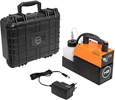 HAZEBASE piccola Akku-Nebelmaschine DMX