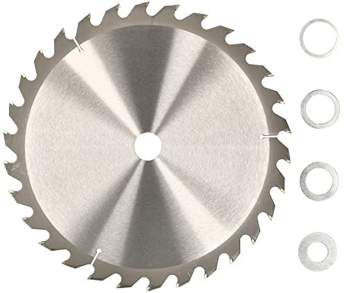 KOTARBAU® Lame de scie en métal dur pour coupe du bois 30 dents Ø 350 mm + bagues de réduction