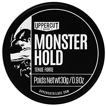 Uppercut Deluxe Monster Hold Pomade Midi for Men Strong Hold, Starke und Schwere Pomade mit Monster-Halt, Pomade auf Wachsbasis für Männer mit Mittlerem Glanz, 30g