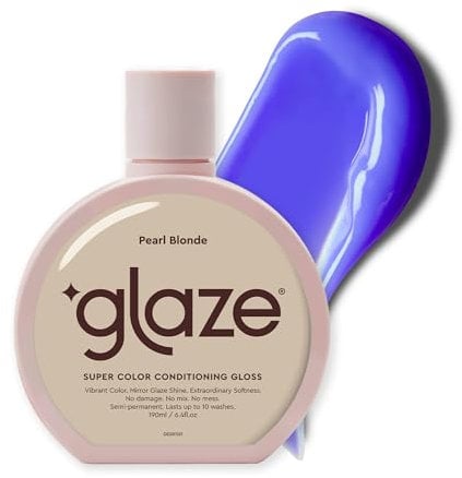 Glaze Glänzende Farbveredlungs Spülung 190 ml (2-3 Anwendungen) Preisgekrönte Haarglanzbehandlung und semipermanentes Haarfärbemittel. Garantierte Ergebnisse in 10 Minuten