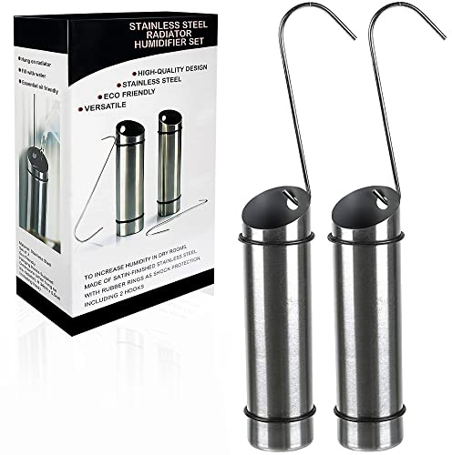 Crystals [Set Of 2] Radiator Hanging Humidifiers Stainless Steel