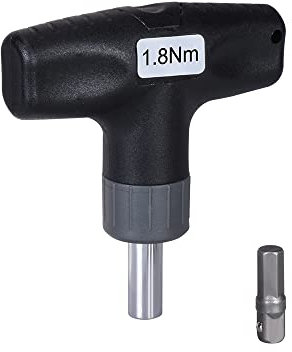 Lodokdre 3D Nozzle Preset Torque Wrench 1.8Nm/2.5Nm Hex Socket Wrench T-Type for E3D V6 Nozzle/MK8/MK10 3D Printer Parts Distinctive (Color : Only 1.8Nm Wrench)