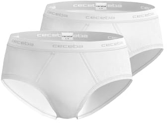 Ceceba Herren Slip weiß uni 2er Pack