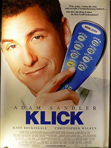 Klick - Adam Sandler - Kate Beckinsale - Filmposter A1 84x60cm gerollt