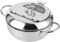 Mini Marmite en Acier de Japonais avec Thermomètre Marmite Japonaise Tempura Friteuse en Acier Inoxydable Compatible avec les Cuisinières à Induction L 24 Cm (Grande taille