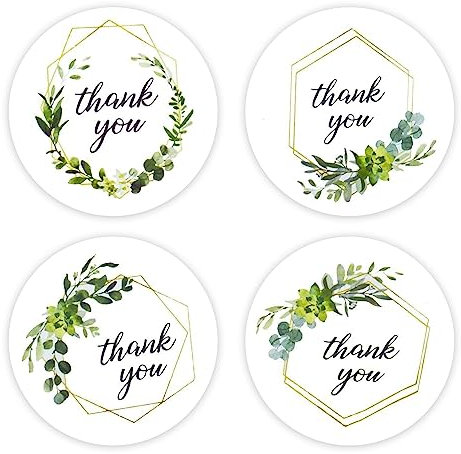 Thank You Sticker 1000 Stk Danke Sticker Thank You Aufkleber Dankeschön Rund Etiketten Selbstklebend 2.5cm für Gastgeschenk Hochzeit