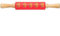Gingerbread Man Christmas Silicone Kitchen Baking Essentials Spatula Spoon Rolling Pin Whisk Cake Tin Reusable Kitchen Utensils Cooking Stirring Mixing (Rolling Pin)
