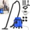 VickyHome Wet and Dry Vacuum Cleaner 800W Water Sucker Vacuum for Workshop, Household, Industrial, 16KP Suction Power Electric Carpet Cleaners, 15L High Capacity Container, 2M Cable