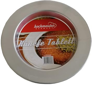 Künefe Teller Aliminium Teller Kunafa Campinggeschir Backblech Backform Auflaufform 6 Stück