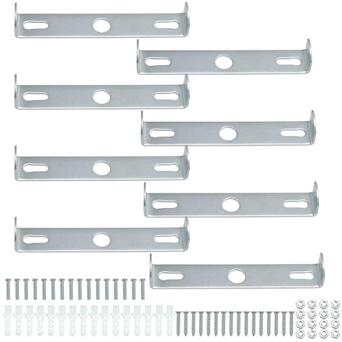 8 Stücke Lampenhalterung Decke, AMONENZ Querlatte Aufhängeplatte, Deckenleuchte Halterung, mit Schrauben, für Bracket Light Link, Montage Deckenhalterung Lampe