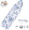 Cover For Ironing Board Ironing Board Cover And Thick Padding Easy To Install Scorch Resistant Waterproof Dustproof For Ironing Board Steam Iron For Home, Laundry ( Color : Blue , Size : 95-99x31-35cm