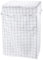 QUARKZMAN Housse pour Machine à Laver à Chargement Par le Dessus, Housse pour Machine à Laver Portable, 23Wx24Dx36H Pouces (Taille L) Blanc Grid Housse Imperméable pour Machine à Laver