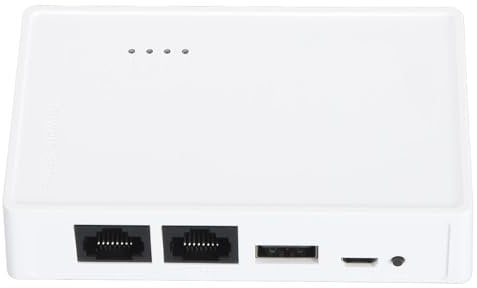Server di Stampa Wireless USB, Uscita Bridge (10/100 Mbps) e Ingresso LAN (10/100 Mbps), Converte la Stampante USB in Rete Ethernet WiFi Wireless per Stampanti Windows/OS X