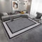 Coole Sachen Für Teenager Mädchen Zimmer Deko Jugendzimmer Mädchen Mitte einfarbig gerahmter Design-Wohnzimmer-Schlafzimmer-Teppich, Antifouling, formaldehydfrei Mädchenzimmer Deko(Grau 120X200cm)