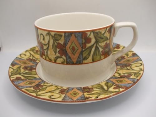 Royal Doulton Cinnabar Pattern Single Tea Cup & Saucer Fine China TC1217