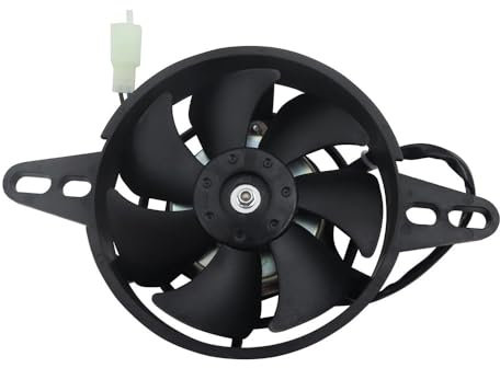 Ventilador de refrigeración de radiador de 12 V for Motor de Motocross, Enfriador de Aceite, Apto for ATV, Quad, Karts, Honda, Yamaha, KTM, Kawasaki y Suzuki, Pieza Universal.