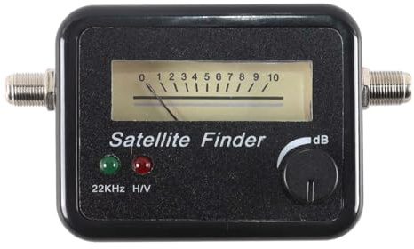 VOANZO Digital Satellite TV Signal Finder Meter with Online IF Signal Strength Display High Sensitivity DC Power for LNB and Internal Light