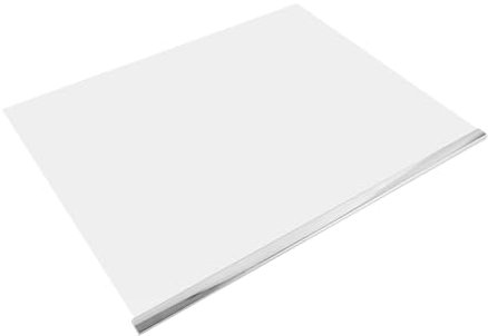 HOMSFOU Inserto per ripiano in vetro per frigorifero sostituibile, divisore in vetro temperato resistente per organizzazione del frigorifero, facile da installare e compatibile con i modelli