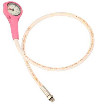 Tbest Tauchdruckmesser, Präzisionsluftdruckmonitor mit Hintergrundbeleuchtung, Unterwasserdruckmessgerät für Taucher,自由潜水,水肺潜水,水下摄影