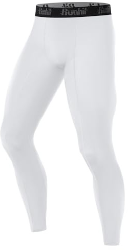 Runhit Men's Compression Leggings, 1/3 Pack Running Tights Thermal Base Layer Pants Athletic Trousers for Gym Cycling Football Workout