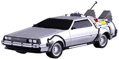 Automodell Delorean BAUSATZ von ZURÜCK in die Zukunft Teil 1 Maßstab 1/43 10cm AOSHIMA Original