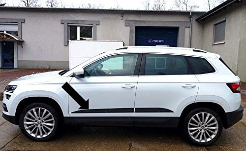 Seitenschutzleisten schwarz passend für Skoda Karoq SUV ab 07.2017- F59 (3700059)